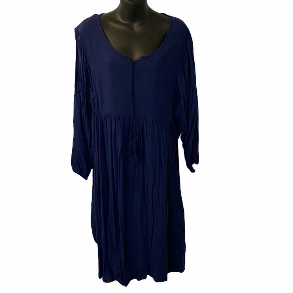 New directions curvy 3x navy dress